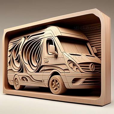 3D модель Mercedes Benz Sprinter (STL)